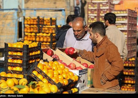 توزیع میوه شب عید در قالب طرح تنظیم بازار با قیمت مصوب دولتی در شهرستان داراب آغاز شد