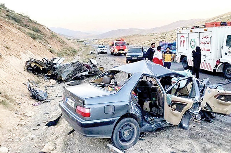 حادثه رانندگی با یک فوتی در محور داراب جنت شهر