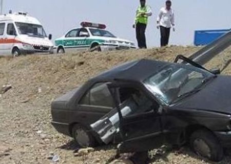 حادثه رانندگی در جاده فسارود با ۵ مصدوم