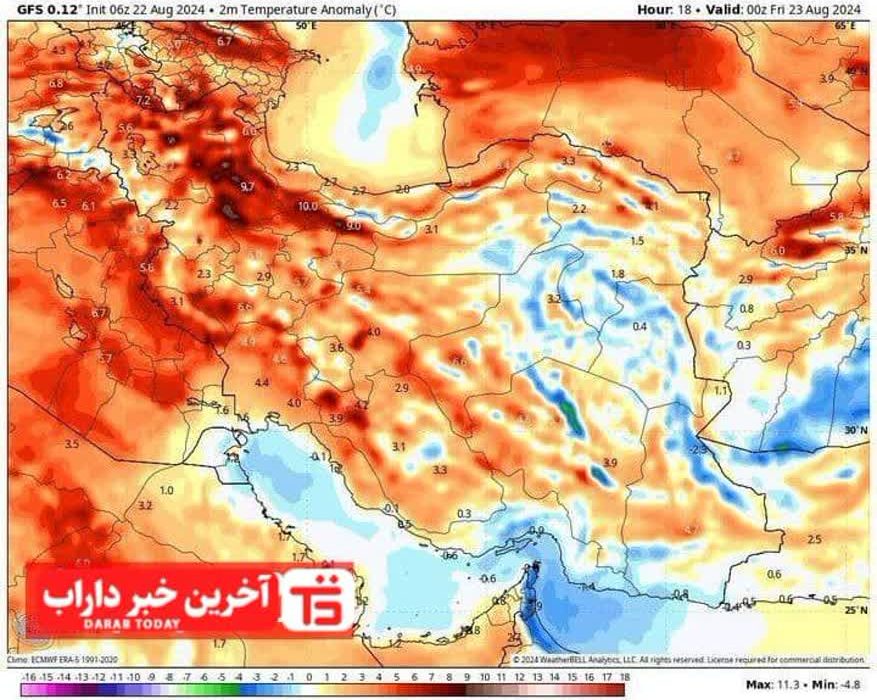 در هفته پیش رو گرمای شدیدی را تجربه می‌کنیم