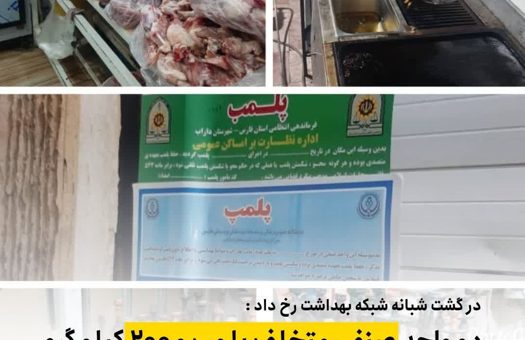 دو واحد صنفی متخلف پلمپ شد