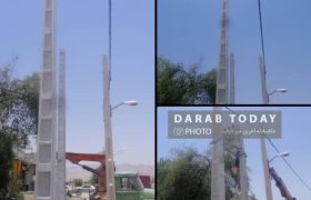 افزایش پایداری شبکه برق شهرستان با بهره‌برداری از ۲ دستگاه پست هوایی در شاهمرز و قلعه‌نو
